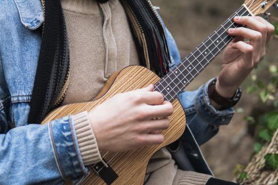 Ukulele mängija