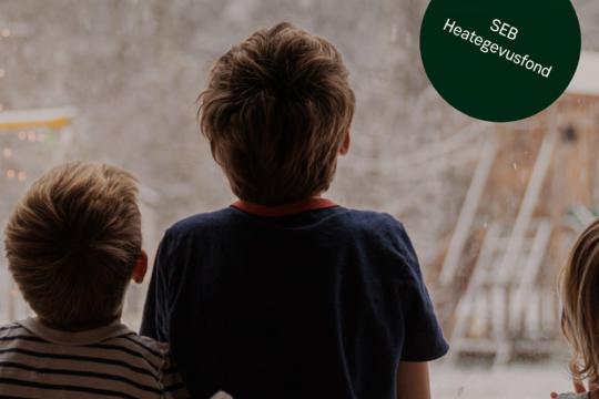 Lapsed vaatavad aknast välja